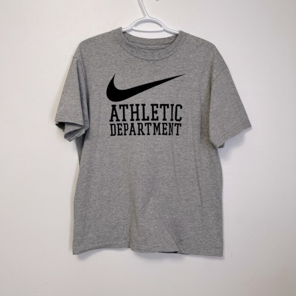 nike swoosh athletic department t-shirt